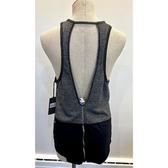 Vimmia NWT Devotion Open Back Tank in Gray/Black Size M - Picture 4 of 6